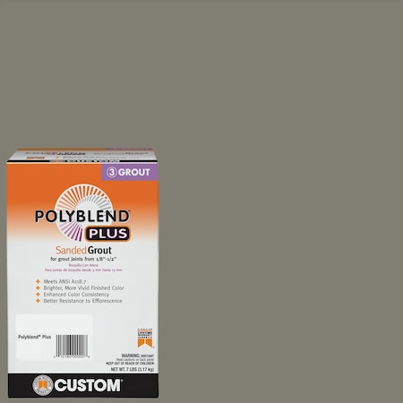 Custom Building Products Custom Building Products Polyblend Plus Indoor and Outdoor Natural Gray Sanded Grout 7 lb PBPG097-4